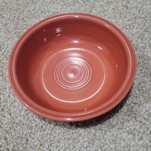Set of 2.Fiestaware Salad Bowl. Color is Paprika.